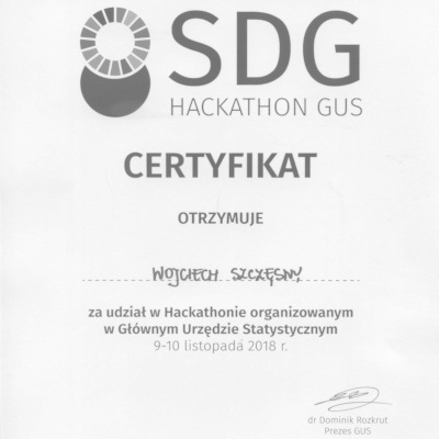 SDG Hackathon GUS