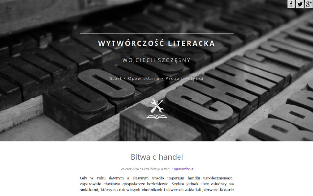 Wytwórczość Literacka